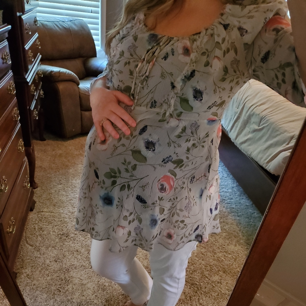 Floral Maternity Top